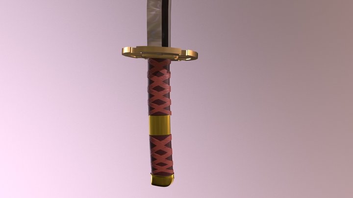 Katana Zoro (Sandai Kitetsu) 3D Model
