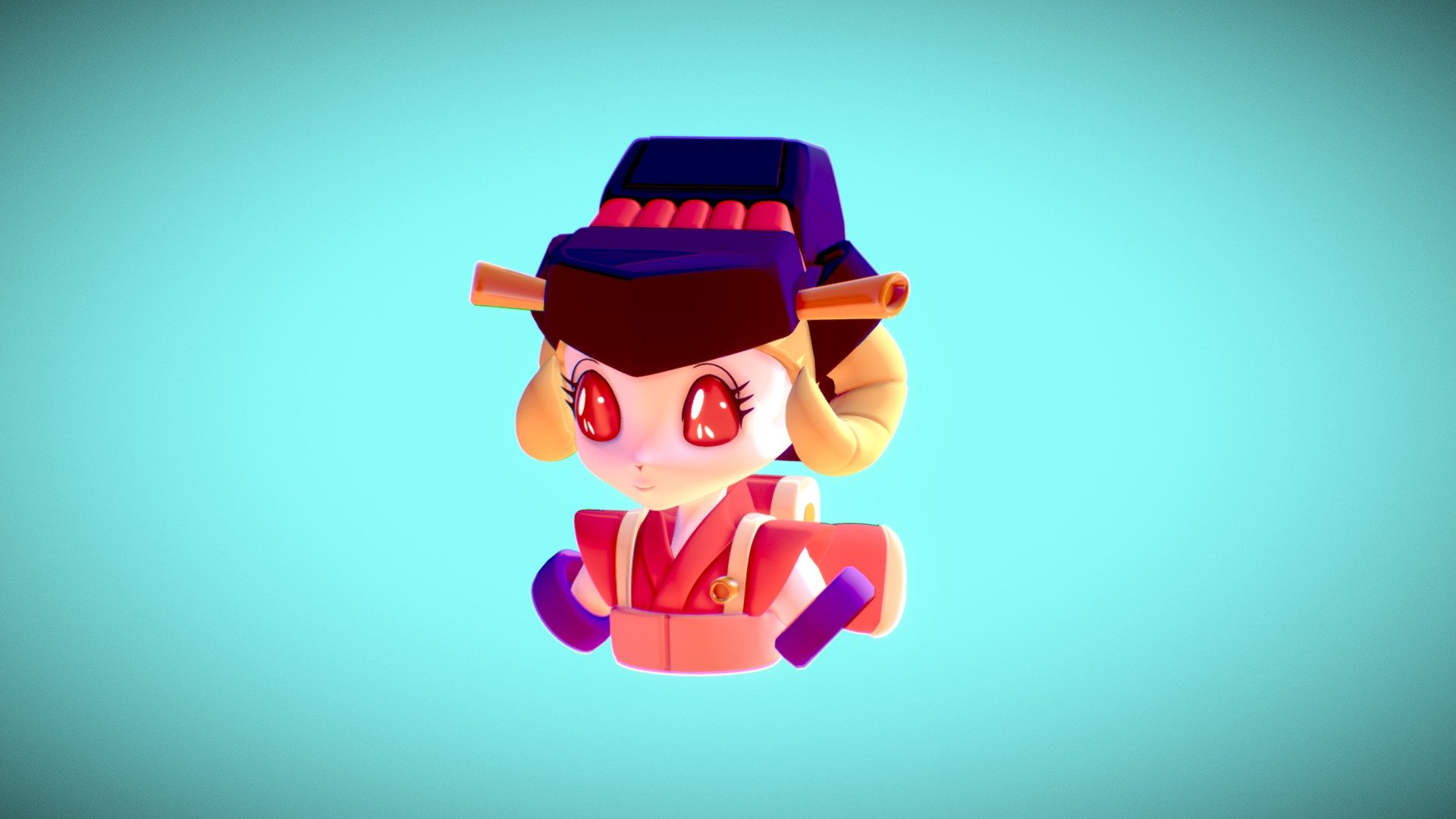 Lucille Bust 3D model by Pinteezy [b19b5ef] Sketchfab