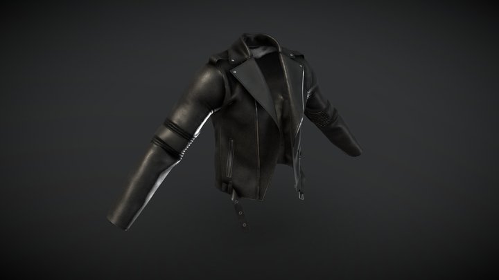 Leather Jacket 3D Model