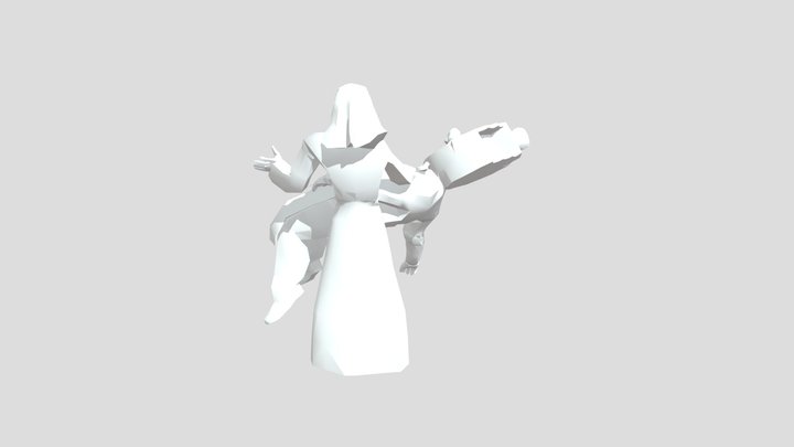 Abrazo final de madeline y rod 3D Model