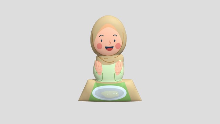 Berdo'a Sesudah Makan 3D Model