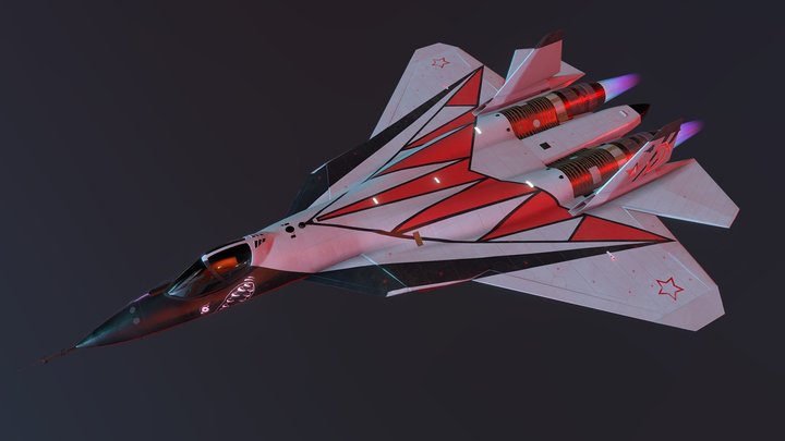 PAKFA50 3D Model