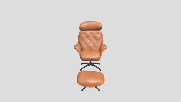 Arm Chair Final Model 3D Model