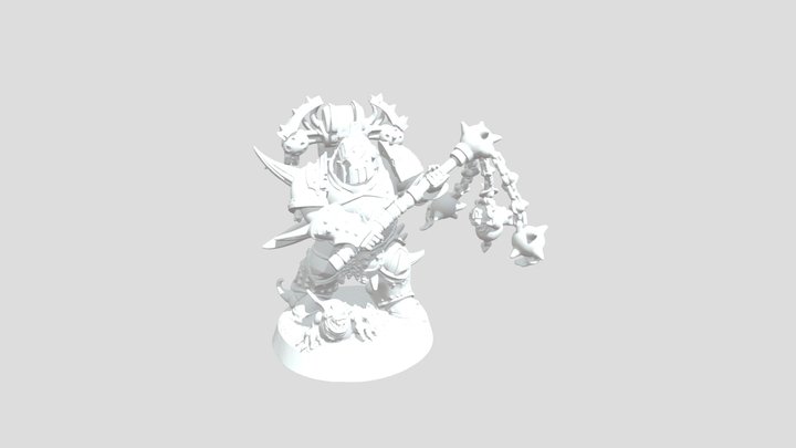Plaguecaster Sorcerer 3D Model