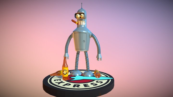 Bender 3D Model