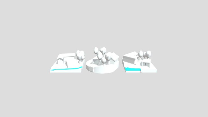 Forest Loner - Blockout 3D Model