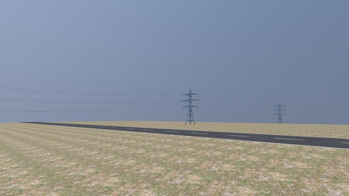 Transmission Tower 3D Model