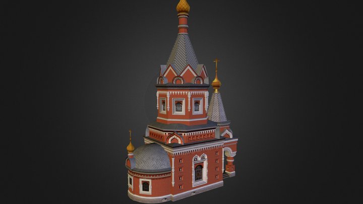 Yaroslavl_Alexander_Nevsky_Chapel_New_Material 3D Model