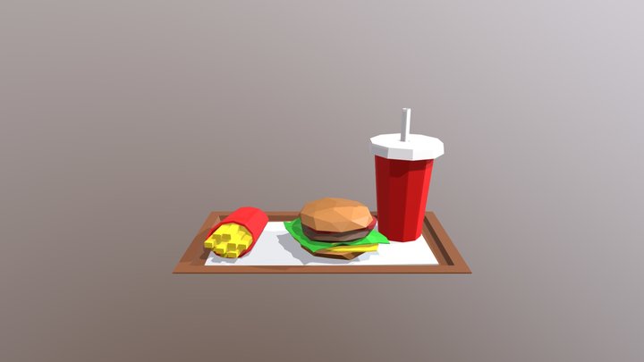 Fast Food 3D Model