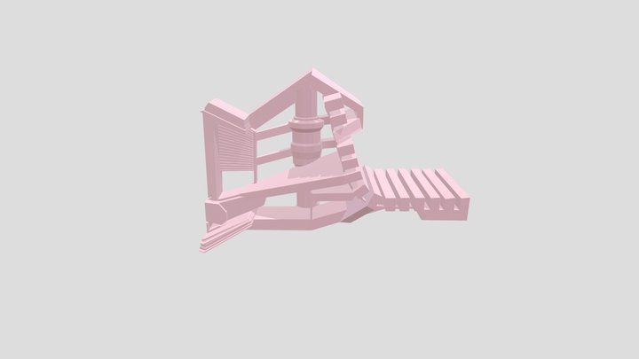 Pink Model Sketchfab 3D Model