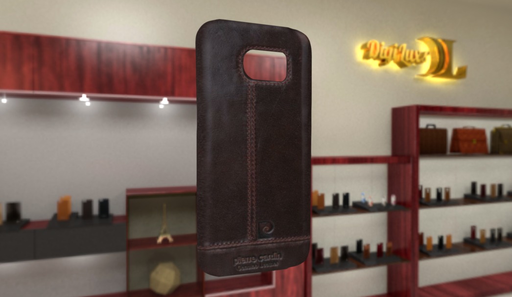 PCLP03Samsung S7 Edge Dark Brown 3D model by