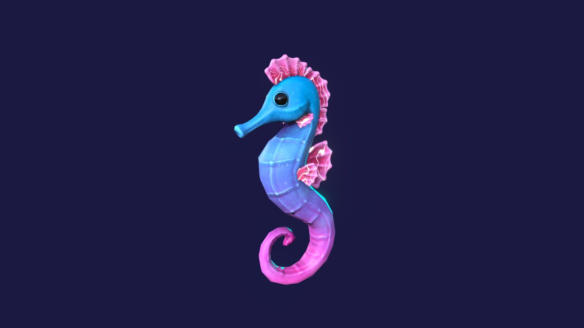 Seahorse - Finish Line - 3D model by iibiim [b1a4609] - Sketchfab