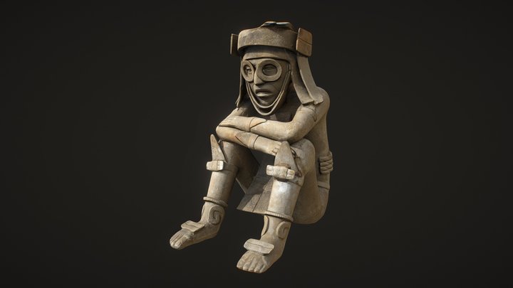 Personaje con anteojeras 3D Model