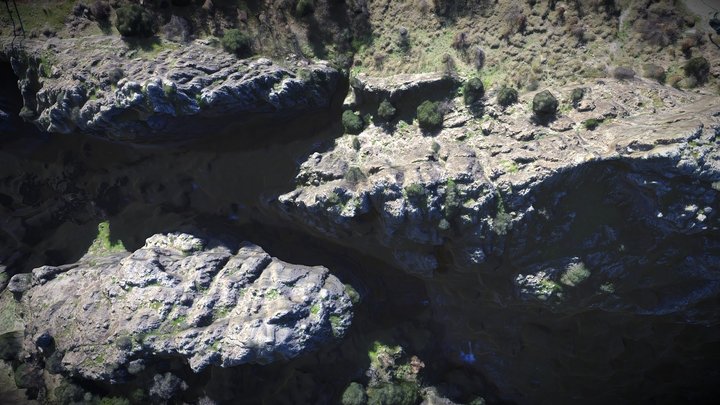 Voulgaris Gorge, Geosite, Lesvos, Greece 3D Model