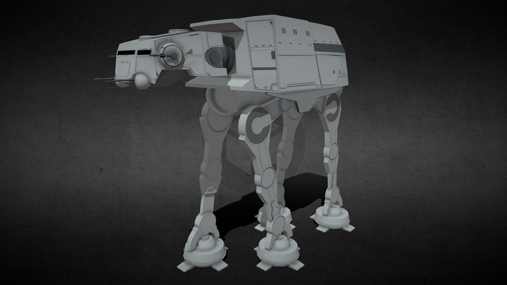 Star Wars All Terrain-Armored Transport / AT-AT - 3D model by Rendy K ...