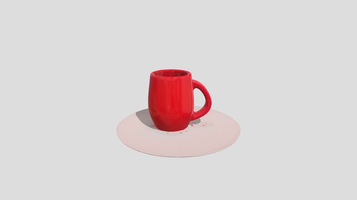red mug hy3d 3D Model