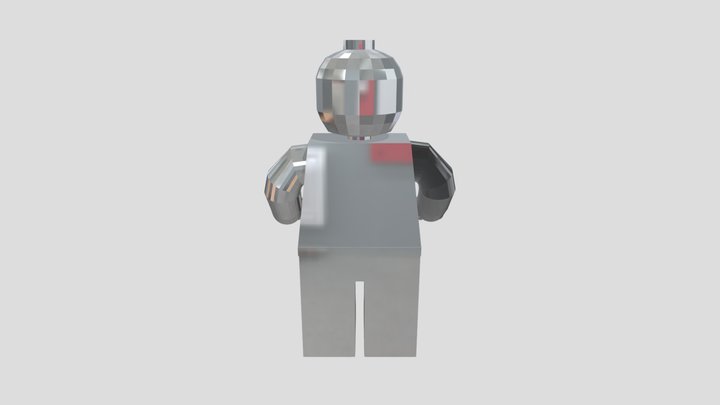 legostyle character 3D Model