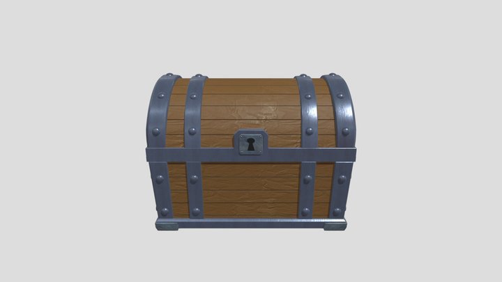 Pirate Chest 3D Model