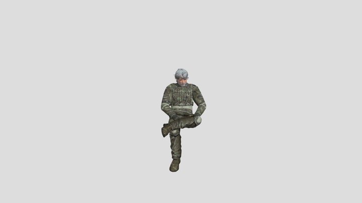 Generic Adobe fuse soldier 2 3D Model