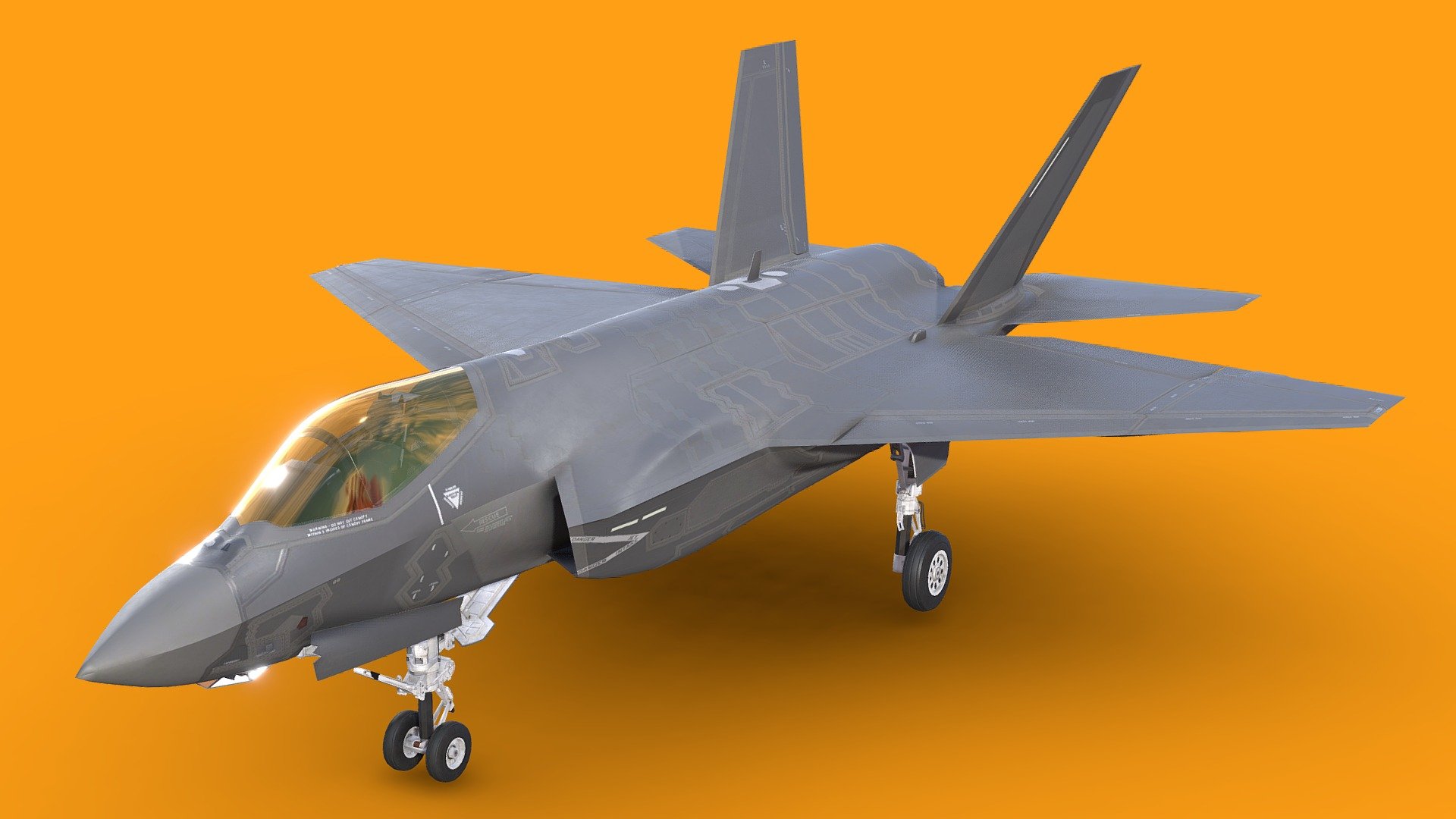 F-35 Lightning II - Fighter Jet - Free - Download Free 3D model by ...