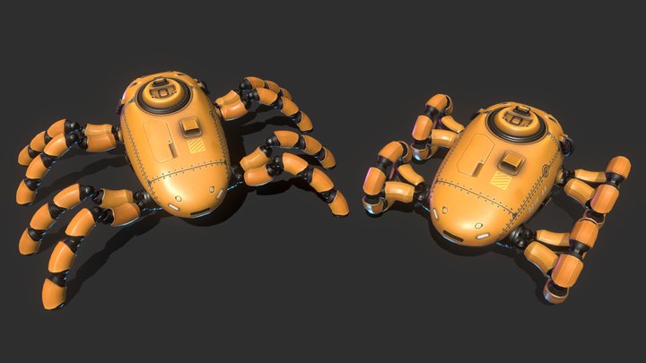 Spider Car 3D Model