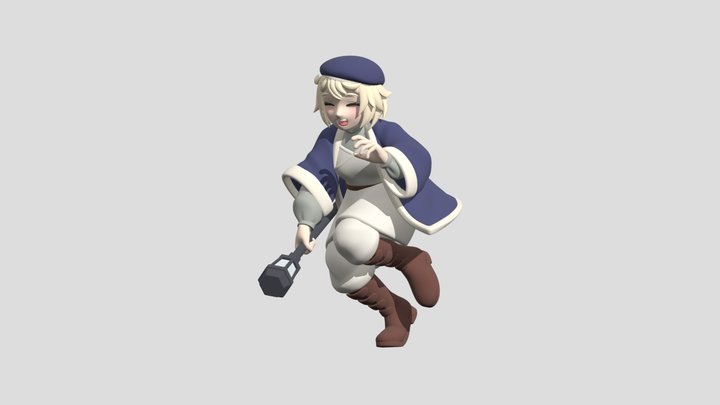 Falin(Delicious in Dungeon) 3D Model