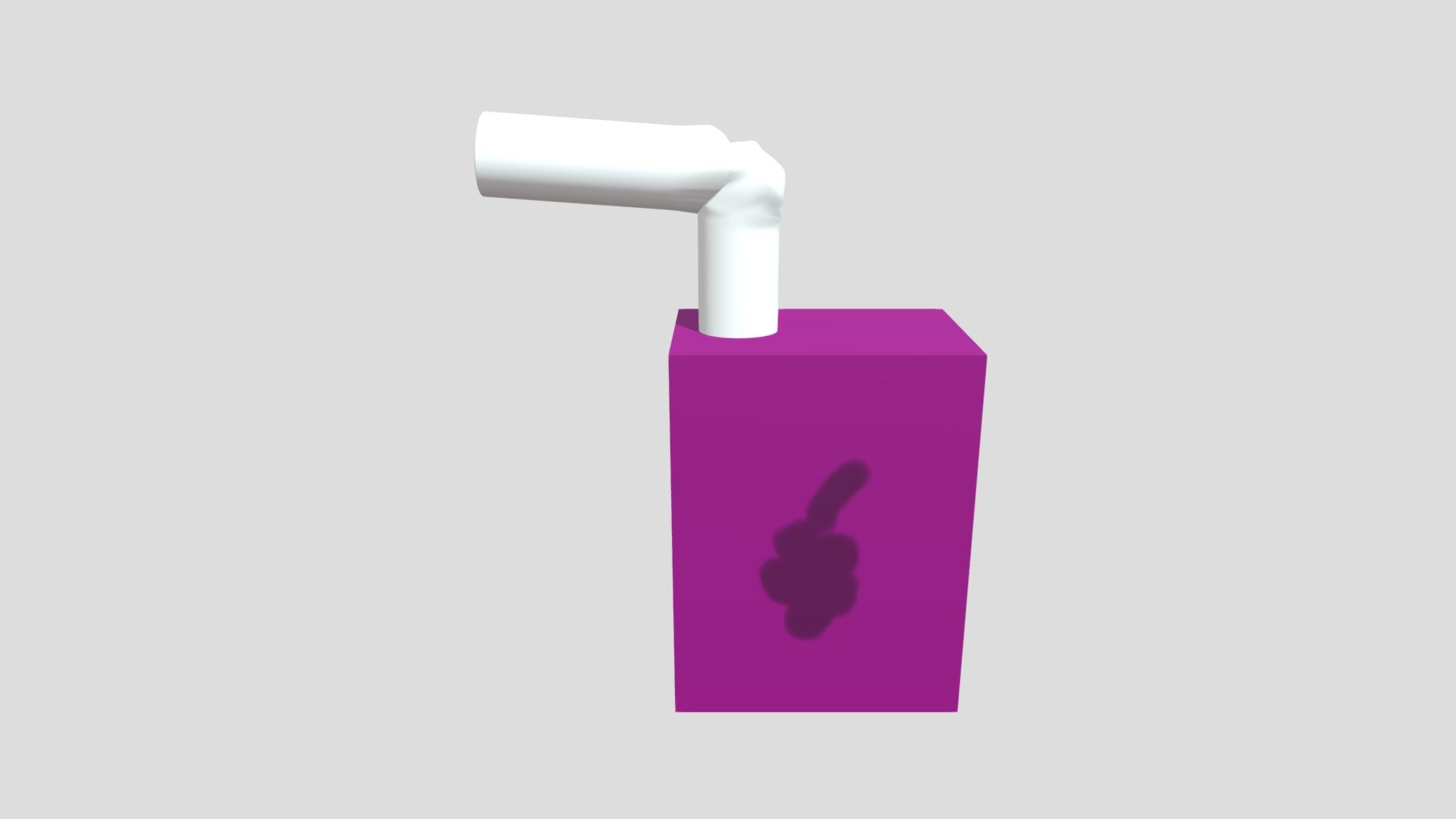 Grape Juice Box 3D model by Isaac the creator (ijim6198) [b1ae2ca