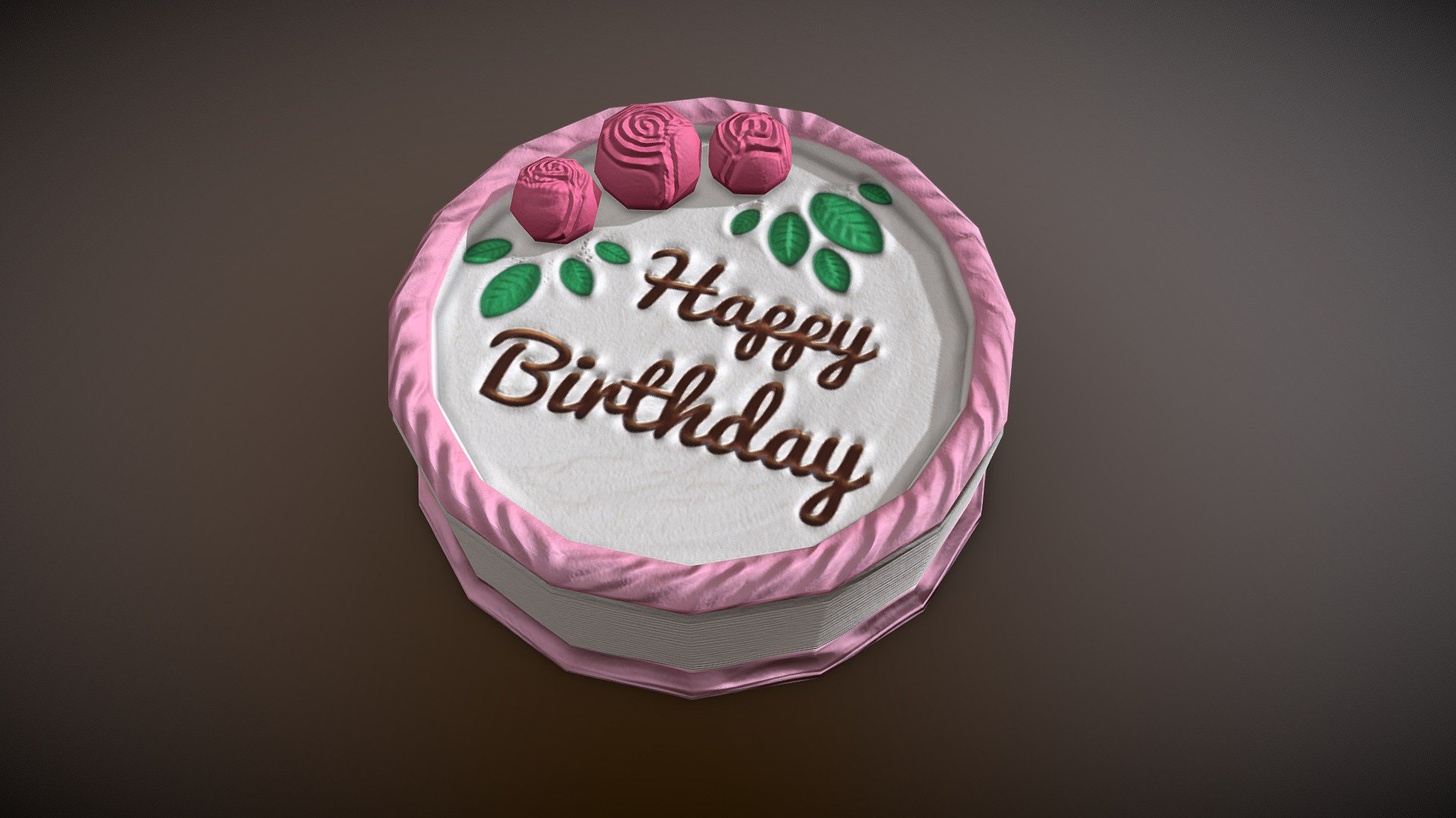 BIRTHDAY CAKE - Buy Royalty Free 3D Model By Bilal Creation Production ...