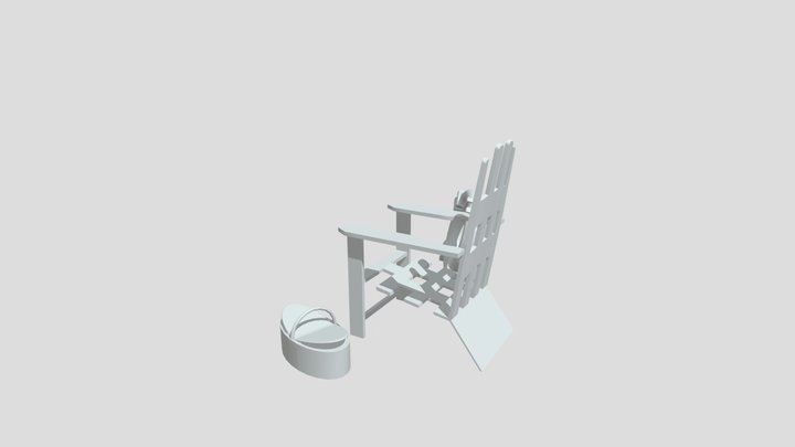 By The Ocean - 3 simple props 3D Model