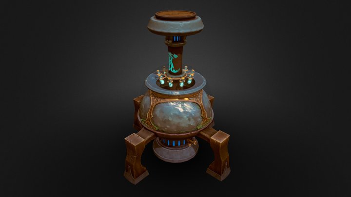 Potion Cauldron 3D Model