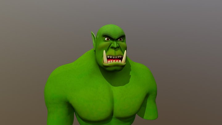 Orc Sculpt 3D Model