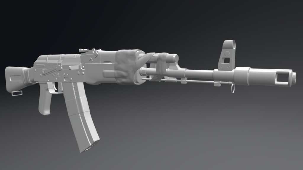 AK 74 (ver 1.1) — Sketchfab embed 3D viewer