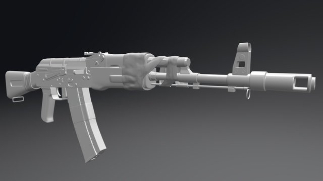 AK 74 (ver 1.1) 3D Model