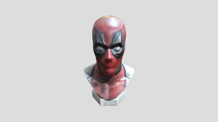 Beadpool bust V2 3D Model