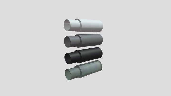 Big Exhausts 3D Model