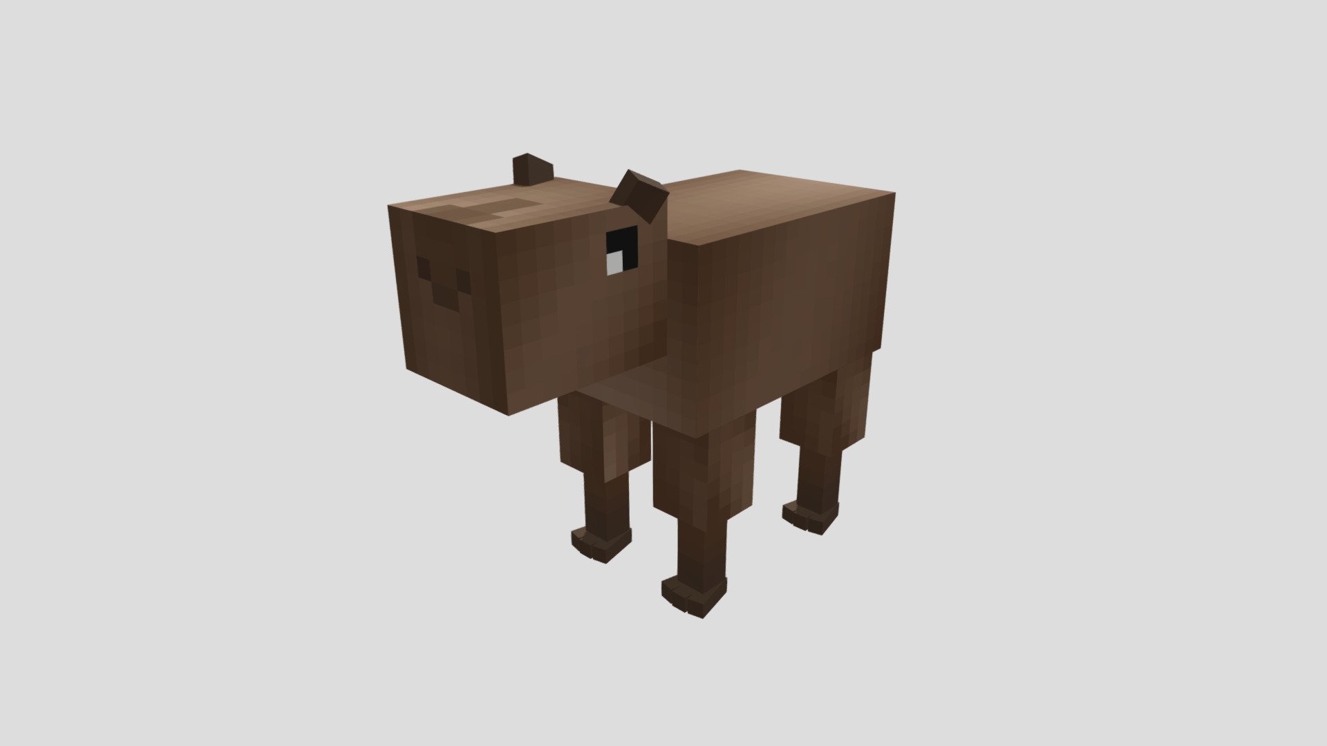 Minecraft CapyBara - Download Free 3D model by delacruzcd24 (@delacruzcd24)  [76f9077]