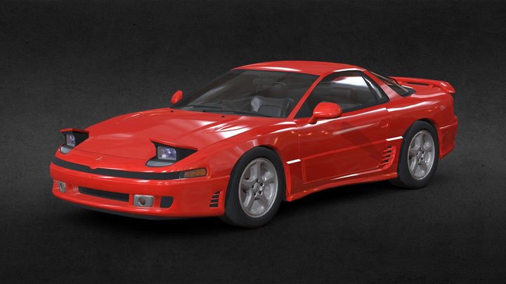 Mitsubishi 3000gt (GTO) 3D Model