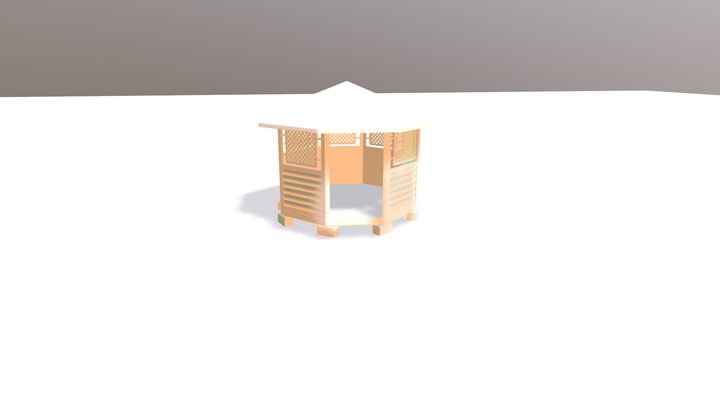 Беседка 3D Model