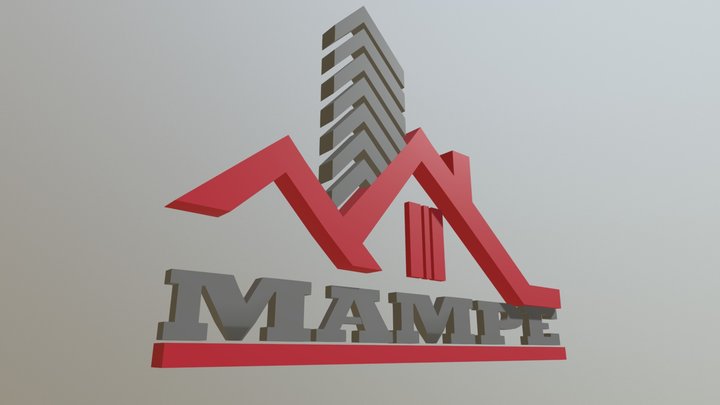 Logo Mampe 3D 3D Model