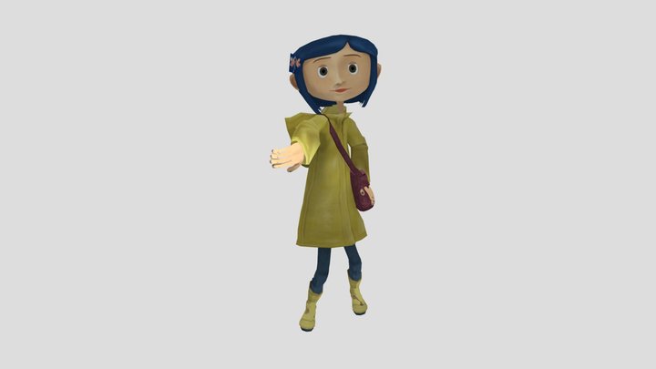 Coraline Doing Toothless Dancing – Free 3D Model STL