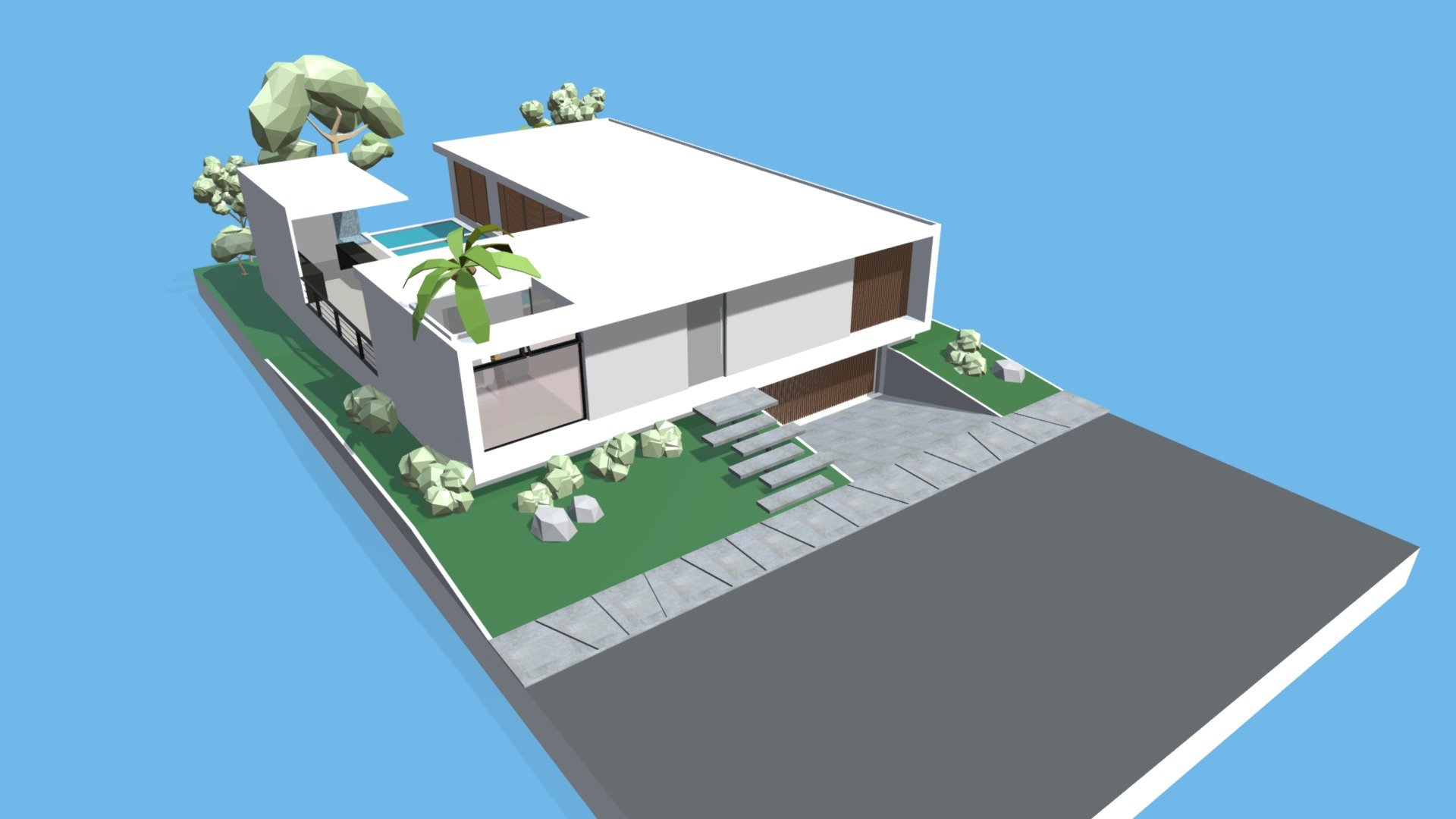 CASA No 6 HACIENDA CLUB - 3D model by Polygon Arq ...