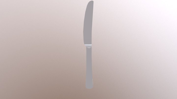 Butter Knife 3D Model