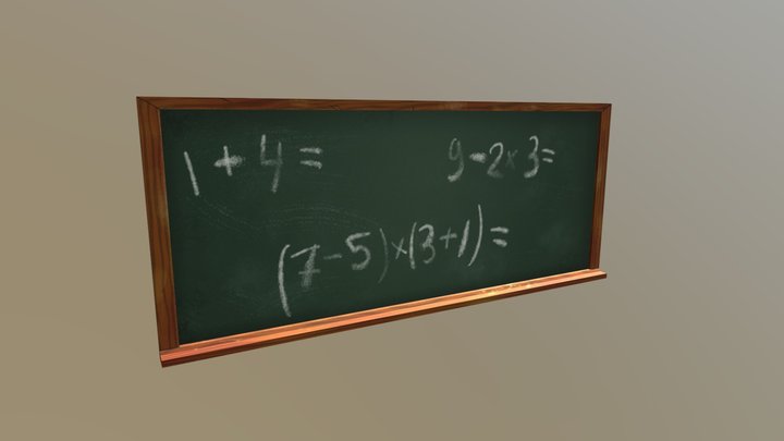 Hello Neighbor School_Board 3D Model