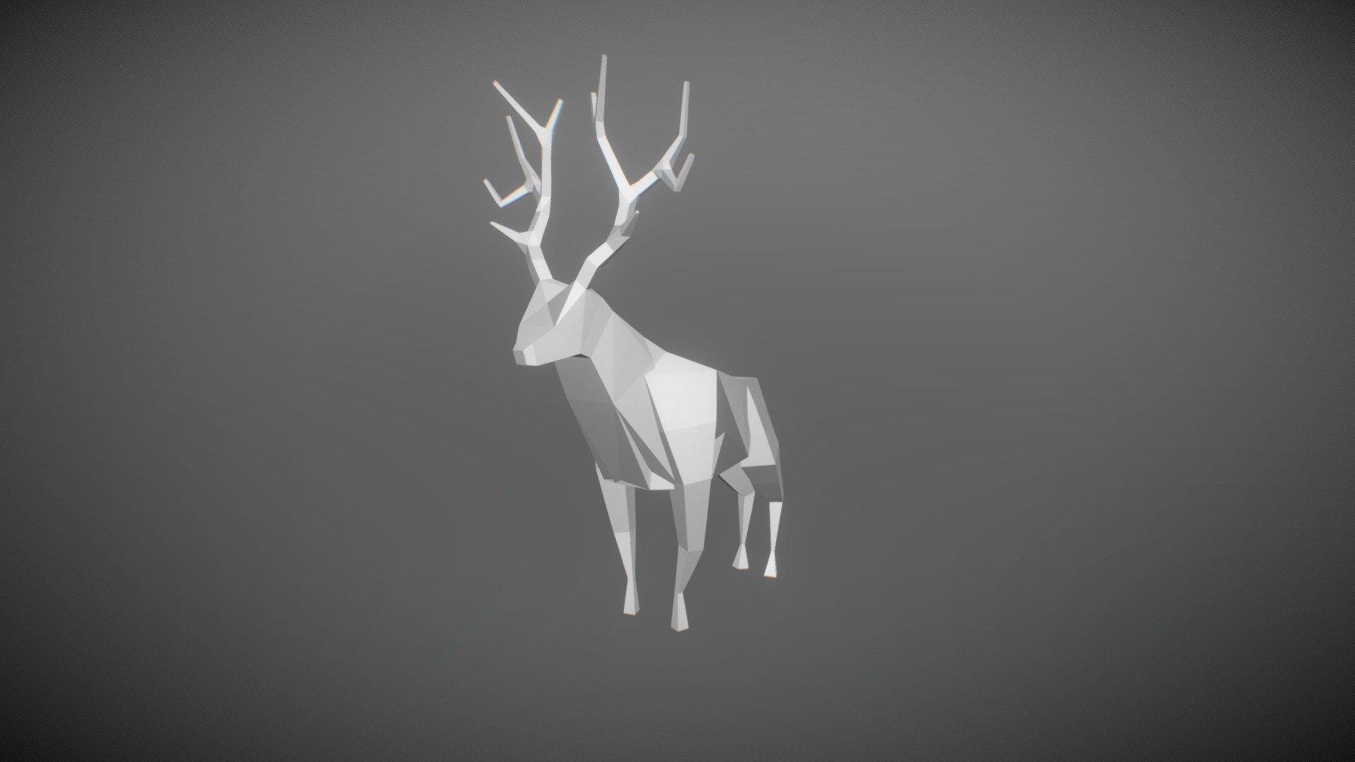 Low Poly Deer