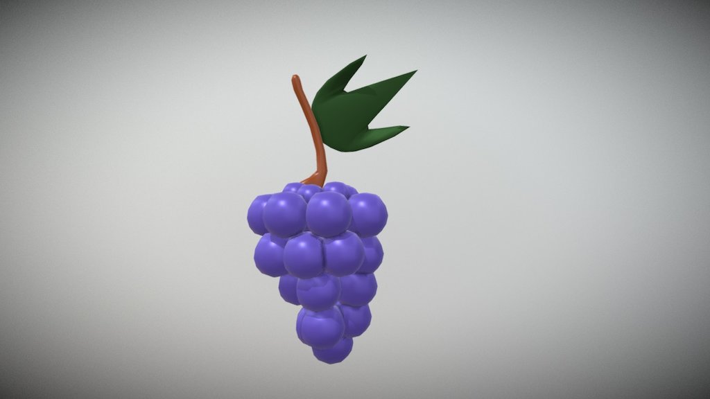 Grapes 3D model by sachings [b1b6547] Sketchfab