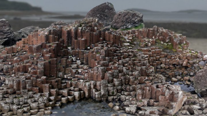 Giant's Causeway 3D Model