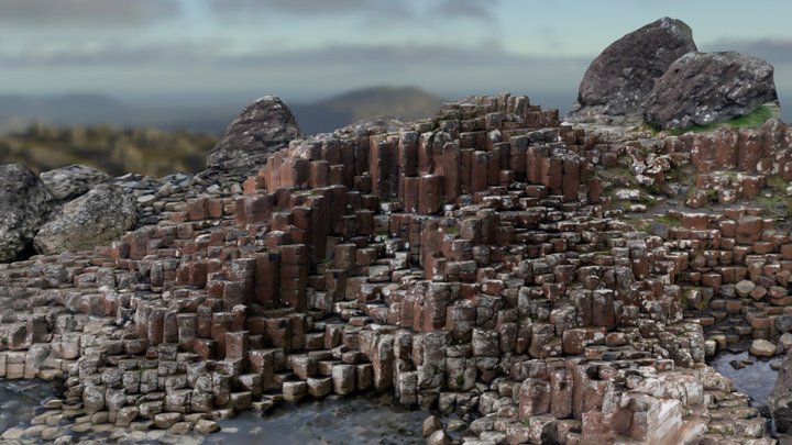 Giant's Causeway 3D Model