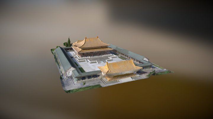 Kaohsiung Confucius Temple 3D Model