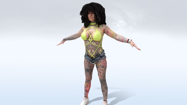 Female Scan - @milkieshakes Model Avatar 3D Model