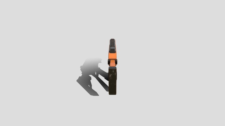 Modern/Sci-Fi Repeater Rifle 3D Model